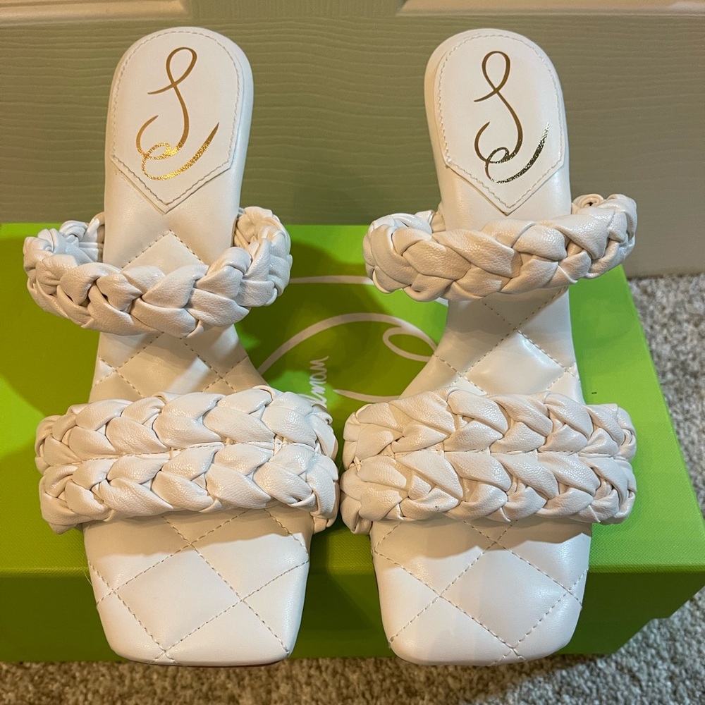 Sam Edelman White Sandals
